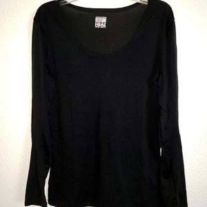 32 DEGREES HEAT Black Long Sleeved Top